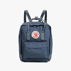 Fjallraven Kanken Small Backpack Double Handle Navy Bag Blue